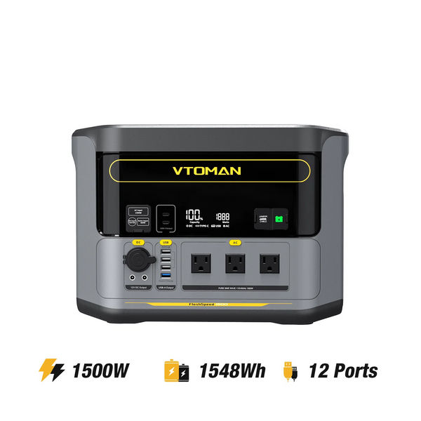 Зарядна станція VTOMAN FlashSpeed 1500 1500W 1548Wh VTOMAN-FS1500 фото