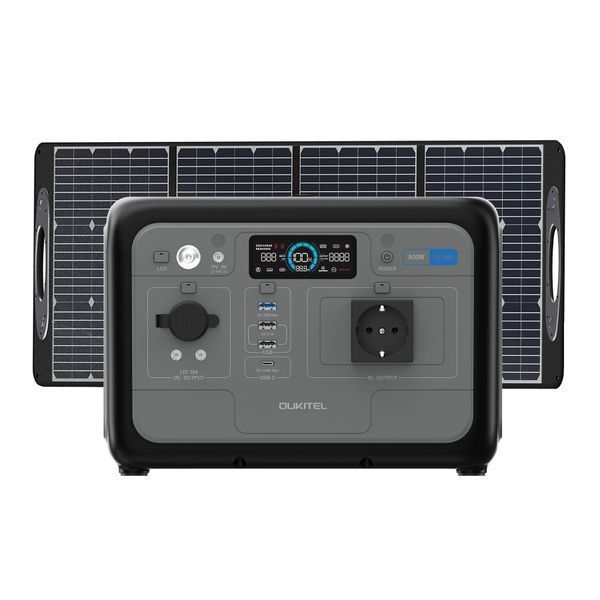 Зарядна станція OUKITEL P800 800W 512Wh LiFePO4 OUKITEL-P800E фото